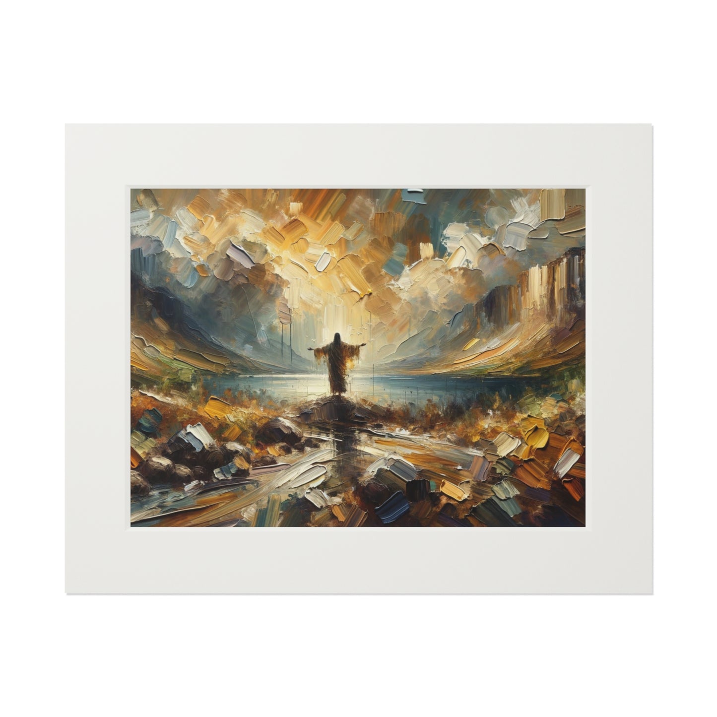 “Thy Word is a Lamp” - Psalm 119:105 Inspired Art Print | Spiritual Home Decor