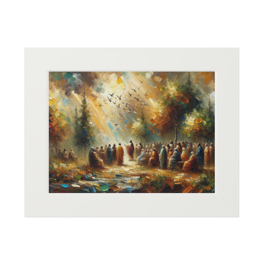 “With You Always” – Biblical Art Print | Inspired by Matthew 28:19–20