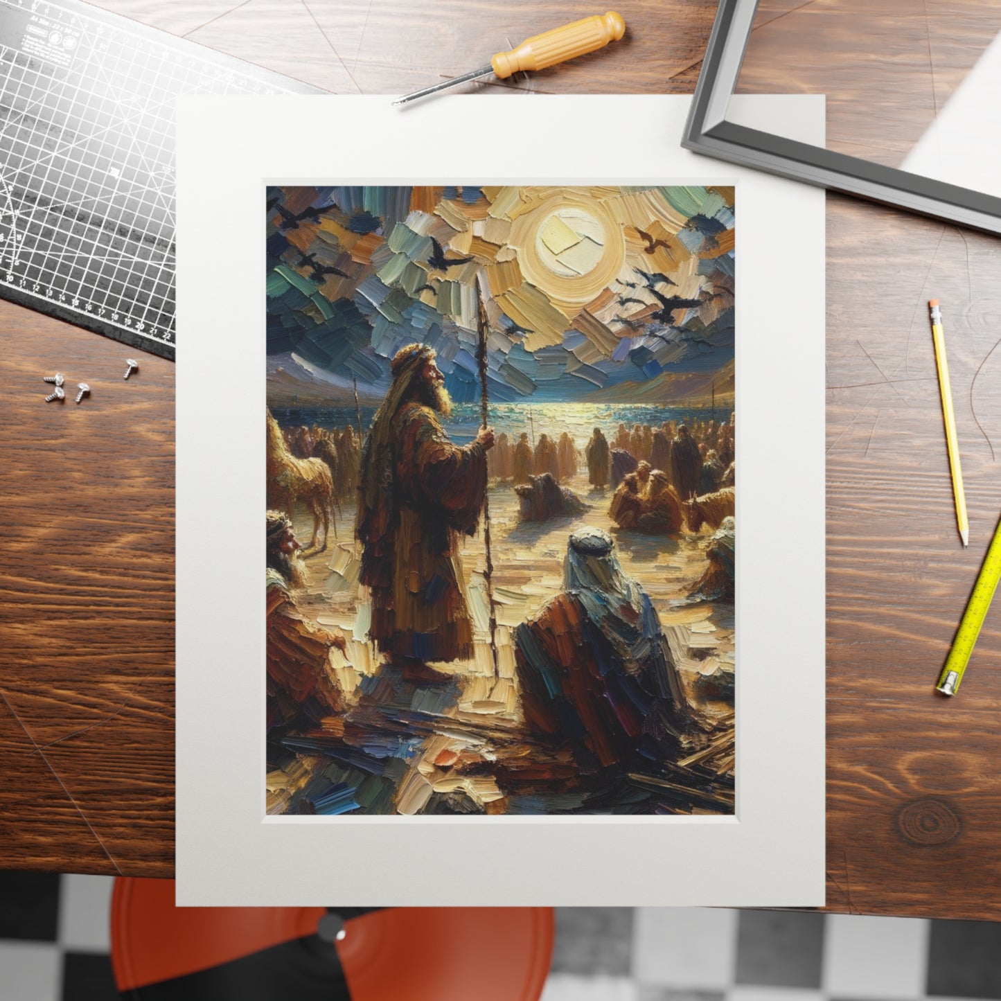 “Seeking the Light” – Biblical Art Print | Inspired by John 3:1