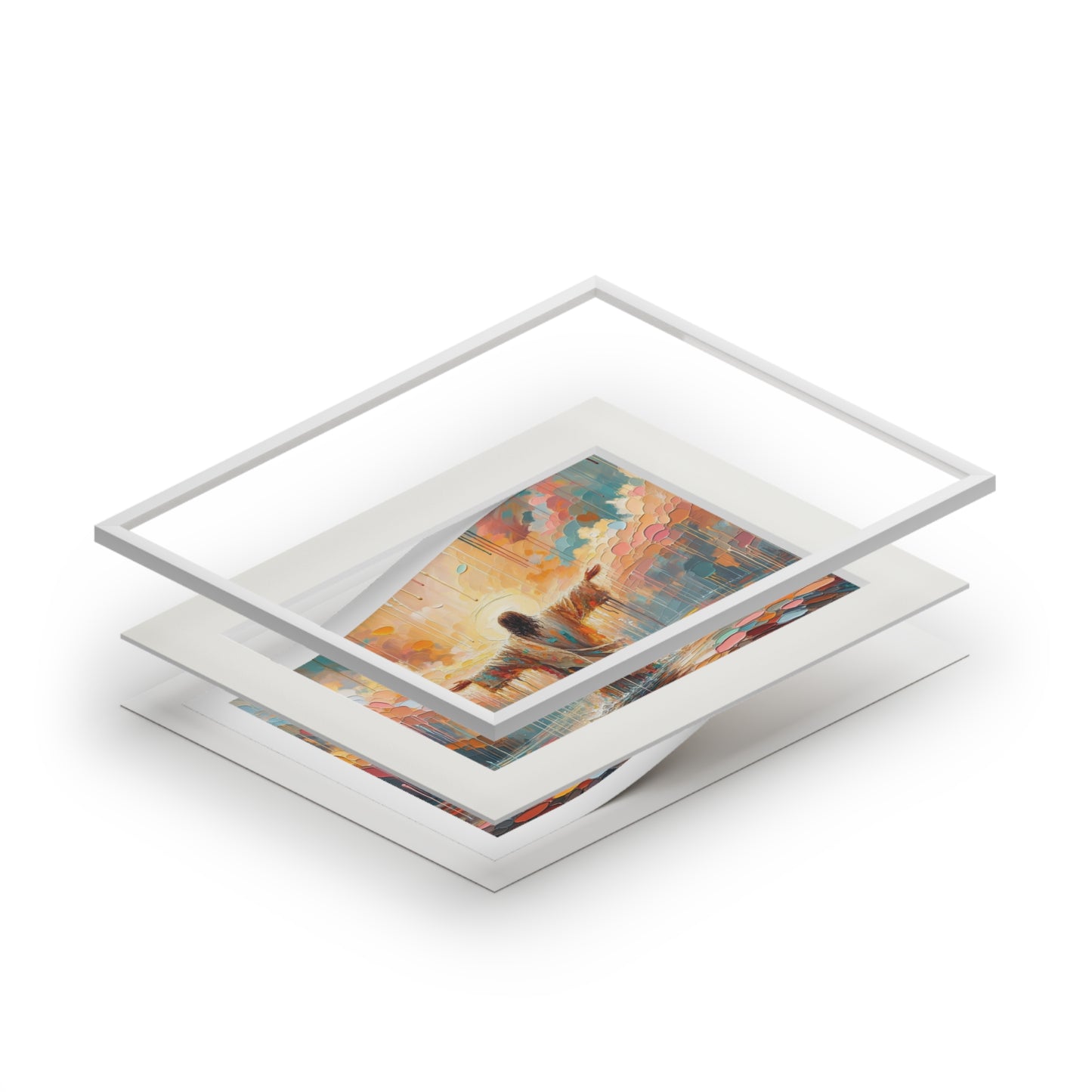 “Washed in Grace” – Biblical Art Print | Inspired by 1 John 1:9