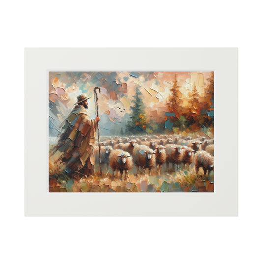 “Never Forsaken” – Biblical Art Print | Inspired by Hebrews 13:5